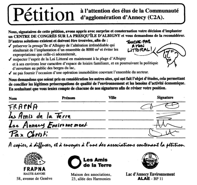 La pétition